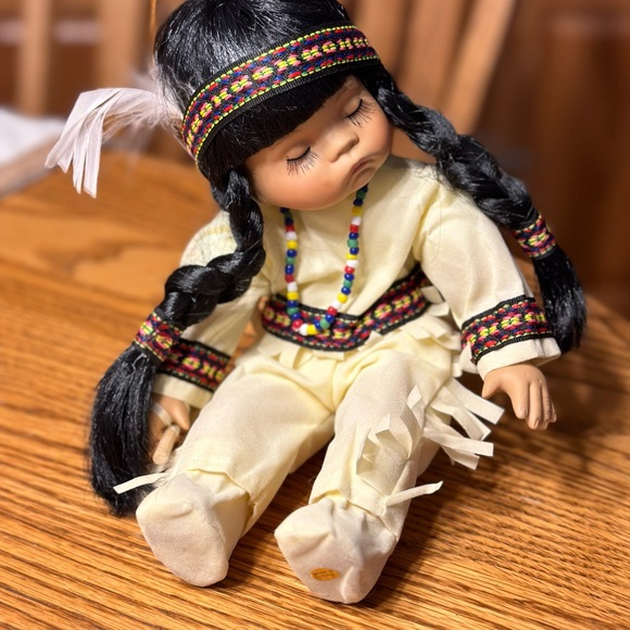 Sleeping Native Girl and her drum - Picture 2 of 11